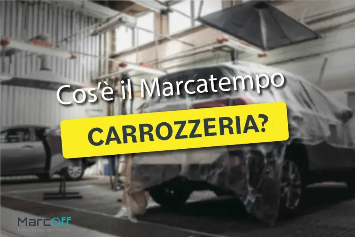 Copertina dell'articolo "Cos'è il marcatempo per la Carrozzeria?" del blog di Marcoff.it